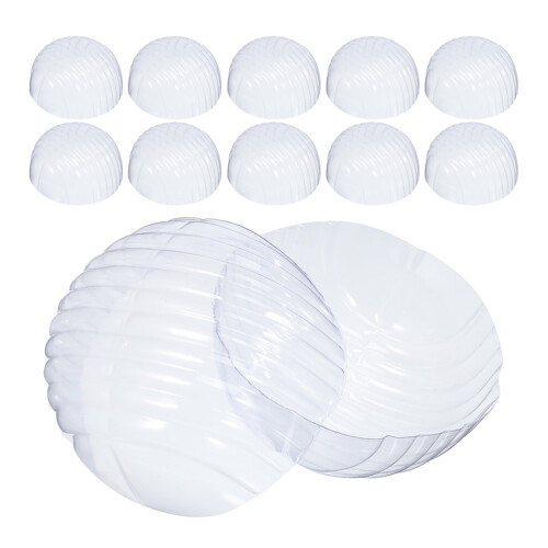 60Pcs Lightweight Transparent PVC Baseball Cap Shaper for Hat Storage