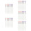 30Pcs Silicone Lipstick and Eyeshadow Applicator Brushes for Kids 10