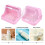 1Pc Product Organizer Pink with Drain Tray 6