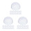 60Pcs Lightweight Transparent PVC Baseball Cap Shaper for Hat Storage 10