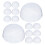 60Pcs Lightweight Transparent PVC Baseball Cap Shaper for Hat Storage 3