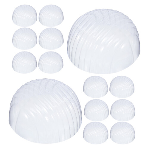 60Pcs Lightweight Transparent PVC Baseball Cap Shaper for Hat Storage 2