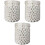 3Pcs Ceramic Pie Weights Baking Beans Heat Resistant White Stoneware 3