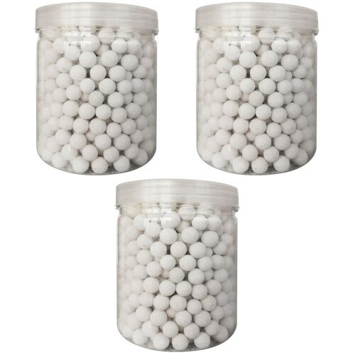 3Pcs Ceramic Pie Weights Baking Beans Heat Resistant White Stoneware 2
