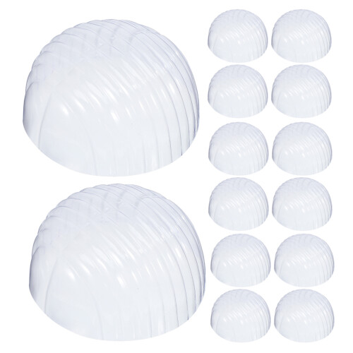 60Pcs Lightweight Transparent PVC Baseball Cap Shaper for Hat Storage 1
