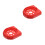 2Pcs Red Fire Extinguisher Holder Plastic Stand Base for Home Use 9