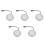 5Pcs Bright LED Range Hood Bulbs Glass ABS Soft Lighting for Kitchen 9