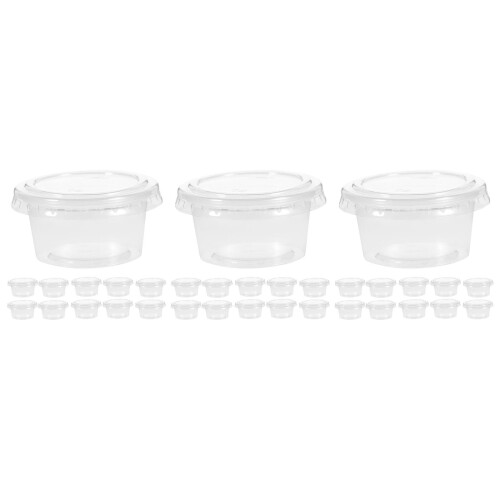300Pcs Recyclable Jelly and Mousse Cups with Lids 2
