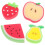 8Pcs Assorted Color Children Bath Balls Soft Fruit Shower Sponges 1