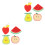 8Pcs Assorted Color Children Bath Balls Soft Fruit Shower Sponges 7