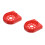 2Pcs Red Fire Extinguisher Holder Plastic Stand Base for Home Use 6
