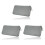 3Pcs Grey Plastic Case 80 Disc Cd Dvd Organizer 2