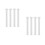 8Pcs White Miniature Roman Pillars ABS Architectural Models 9