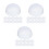 60Pcs Lightweight Transparent PVC Baseball Cap Shaper for Hat Storage 7