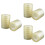 72Pcs Transparent White Tape Bopp Adhesive for Packaging 6