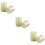 72Pcs Transparent White Tape Bopp Adhesive for Packaging 9