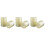 72Pcs Transparent White Tape Bopp Adhesive for Packaging 4