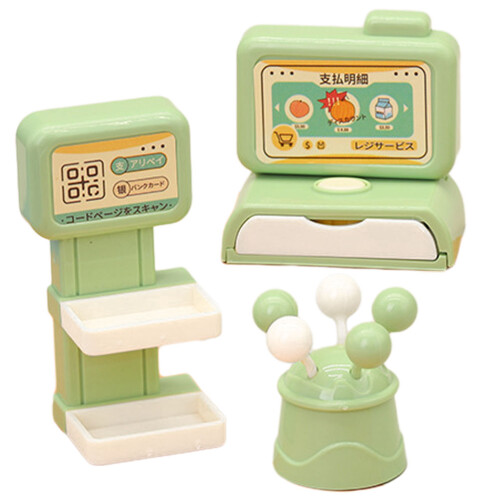2Sets Realistische Plastic Speelgoed Mini Voor Winkelspel 2