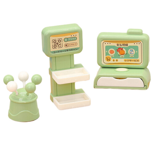 2Sets Realistische Plastic Speelgoed Mini Voor Winkelspel 1
