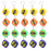 200Pcs Tape Measure Keychain Mini Retractable Measuring Tool Gift 2