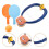 5Sets Assorted Color Table Tennis Training Device Fun Indoor Play Kit 2