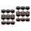12St Rvs Dumbbell Oorbellen Unieke Studs 6
