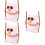 3St Roze Varkensauto Hangers Plaster Auto Accessoires Decor 8