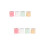 8Pcs Multi-Color Double Sided Ribbon Strap for Decorating and Wrapping 5