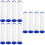 12St Calcium Sulfiet Filter Voor Douchekop Vervanging PP Multi 9
