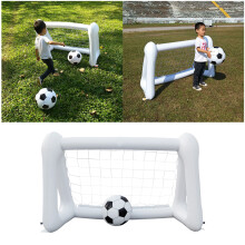 Wit Opblaasbaar PVC Voetbaldoel Kind Indoor Outdoor Speel