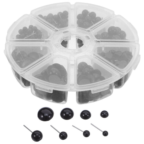 4Sets Zwarte Plastic Voor En Realistisch Handwerk