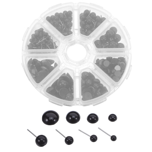 4Sets Zwarte Plastic Voor En Realistisch Handwerk 2