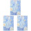 3Stk Blaue Stoff Buchcover Schutzhaft Praktisch Und 3