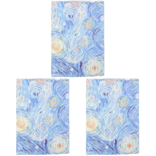 3Stk Blaue Stoff Buchcover Schutzhaft Praktisch Und 2