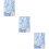 3Stk Blaue Stoff Buchcover Schutzhaft Praktisch Und 10