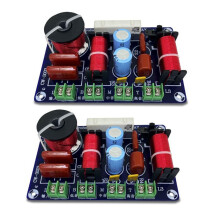 2PCS 3-VäGs 250W 850/5200Hz Frekvensdelare DIY HöGtalare Filter Krets Diskant Medium Bas Hifi Stereo Audio Crossover