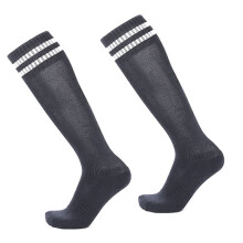 1Pair Anti-Slip Athletic Sock for Men, Stocking, Trainning Sock for Football Black Kid 27-36