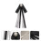 Zwarte Strik Lint Broche Kraagaccessoire Vrouwen 8