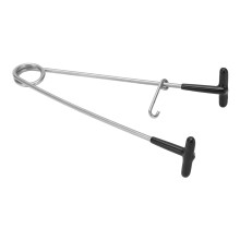 Stainless Steel Fish Mouth Spreader with Protective Rubber Grip for Saltwater and Freshwater Use