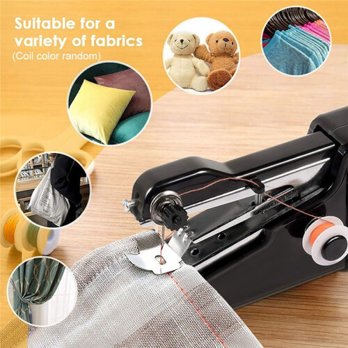 Handheld Sewing Machine, Portable  Sewing Machine for Beginners, Cordless Electric Stitching Machine with Sewing 1