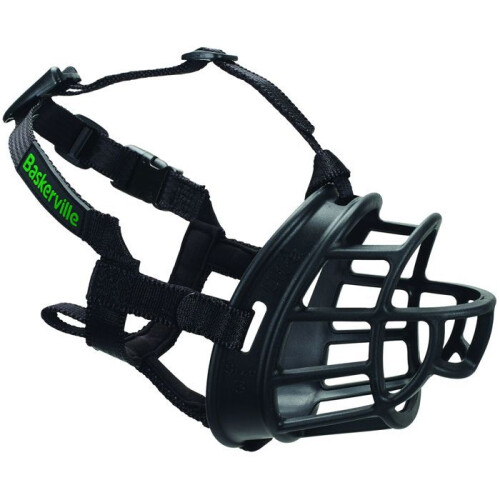 Muzzle - BASKERVILLE - Ultra - Size T1 - Neoprene comfort - Allows drinking and panting