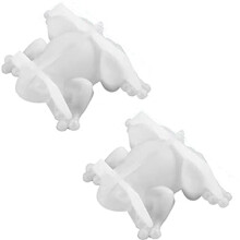 2 STUKS Kikkers Vorm Hars Mallen, Dierlijke Siliconen Mallen 3D Leuke Hars Mallen voor Epoxy Gieten