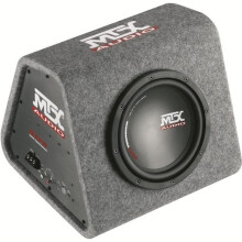 Amplified bass cabinet - MTX AUDIO - RTP8 - 120W RMS - 20cm Subwoofer - EBC Remote Control