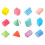 12x Geometric Shapes Paper Early Math Manipulative and Geometry Set fo 1
