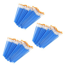 Paint Brushes Set 150 Pcs Kids Nylon Flat Hair Small Oil Watercolor Artist Painting Kits Bulk for Children