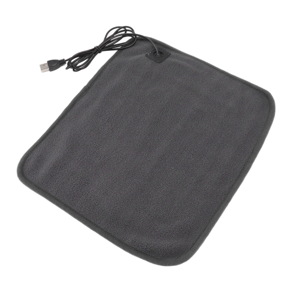 Travel USB Heating Pad Dark Gray Adjustable Temp Multi-Position Pain Relief