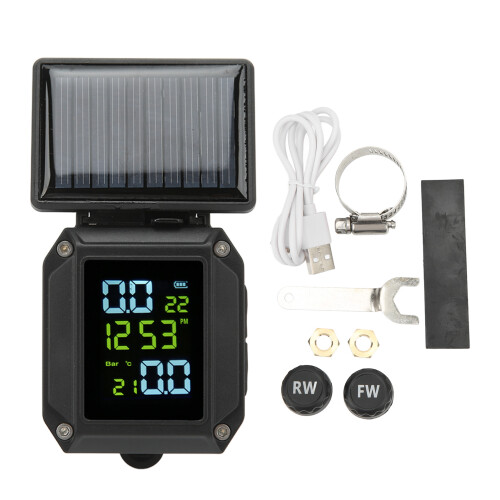 Ψηφιακή οθόνη LCD TPMS μοτοσικλέτας, σχεδιασμός ασύρματου κιβωτίου ταχυτήτων με