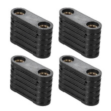Surfbrettfinnen-Schraube, 2-Loch 4-Stück-Set aus PVC-Material, geeignet für Surfbretter und Windsurfbretter