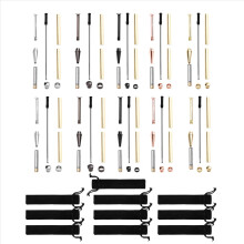 Slimline Pen Kit for Wood Turning 10 Pack with Mul