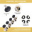 4L4R Mandolin Tuning Pegs Machine Heads String Tuning Pegs for 8 Strings Mandolin Instruments Accessory 2